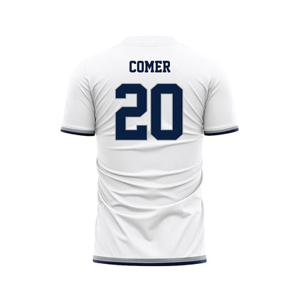 Georgia Southern - NCAA Women's Soccer : Addison Comer - White Soccer Jersey-1