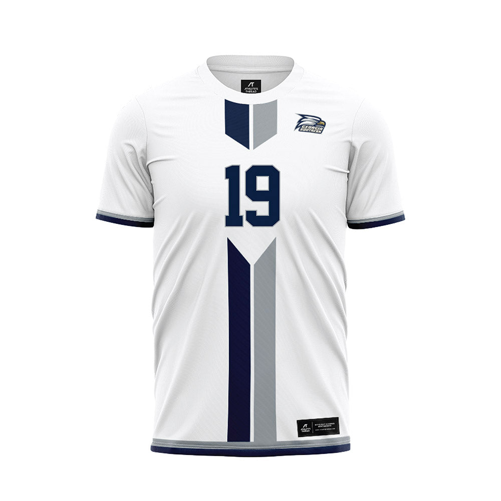 Georgia Southern - NCAA Women's Soccer : Claire Casey - White Soccer Jersey-0
