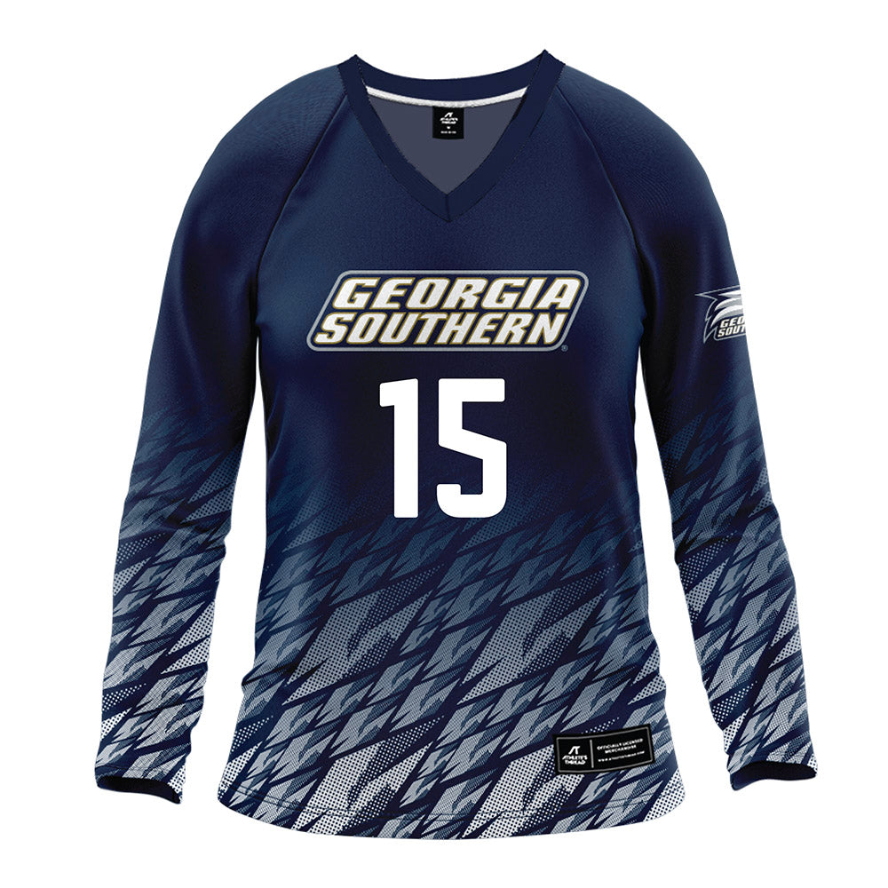 Georgia Southern - NCAA Women's Volleyball : Robin Rosser - Navy Volleyball Jersey