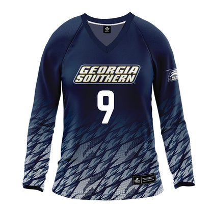 Georgia Southern - NCAA Women's Volleyball : Claire Smith - Navy Volleyball Jersey