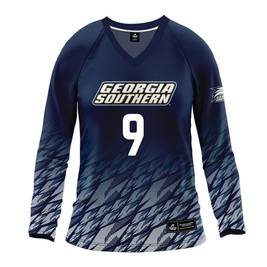 Georgia Southern - NCAA Women's Volleyball : Claire Smith - Navy Volleyball Jersey