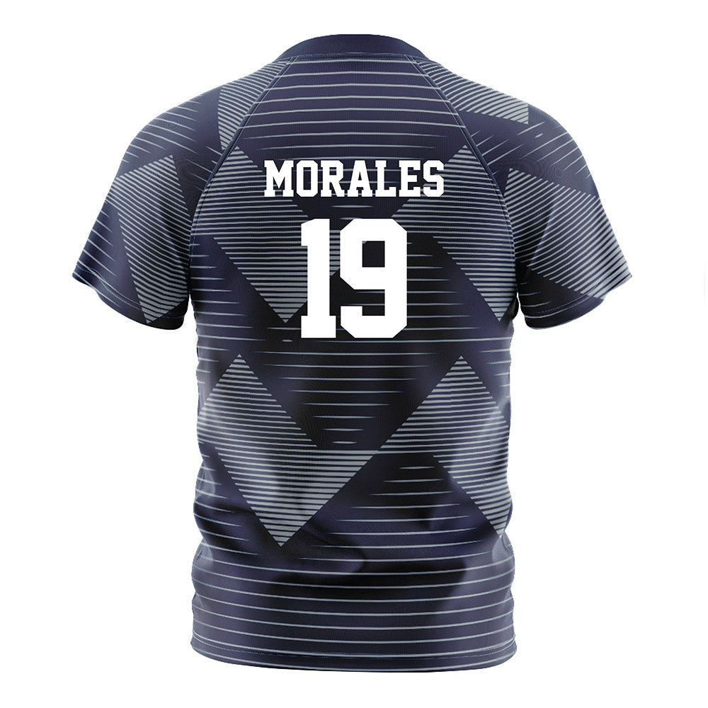 Georgia Southern - NCAA Men's Soccer : Tomas Morales - Navy Soccer Jersey-1