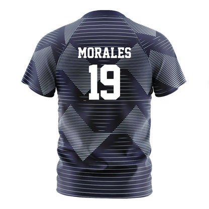 Georgia Southern - NCAA Men's Soccer : Tomas Morales - Navy Soccer Jersey-1
