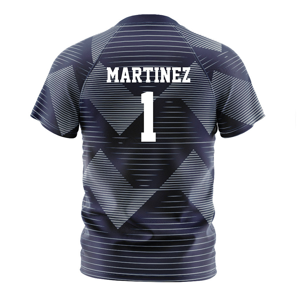 Georgia Southern - NCAA Men's Soccer : Nate Martinez - Navy Soccer Jersey-1