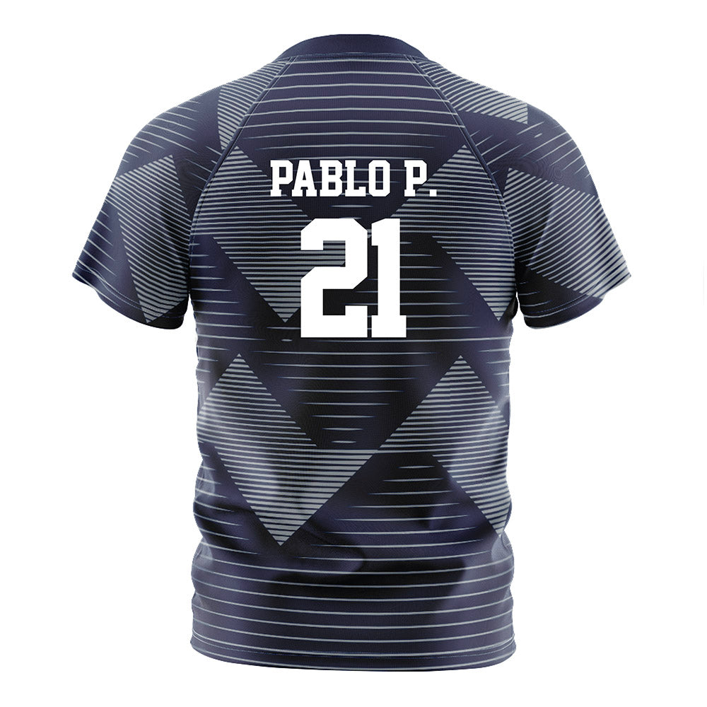 Georgia Southern - NCAA Men's Soccer : Pablo Portero - Navy Soccer Jersey-1