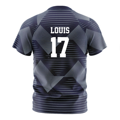Georgia Southern - NCAA Men's Soccer : Ricardo Louis - Navy Soccer Jersey-1