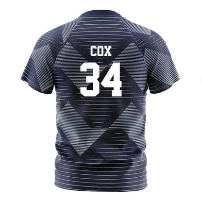 Georgia Southern - NCAA Men's Soccer : Justin Cox - Navy Soccer Jersey-1