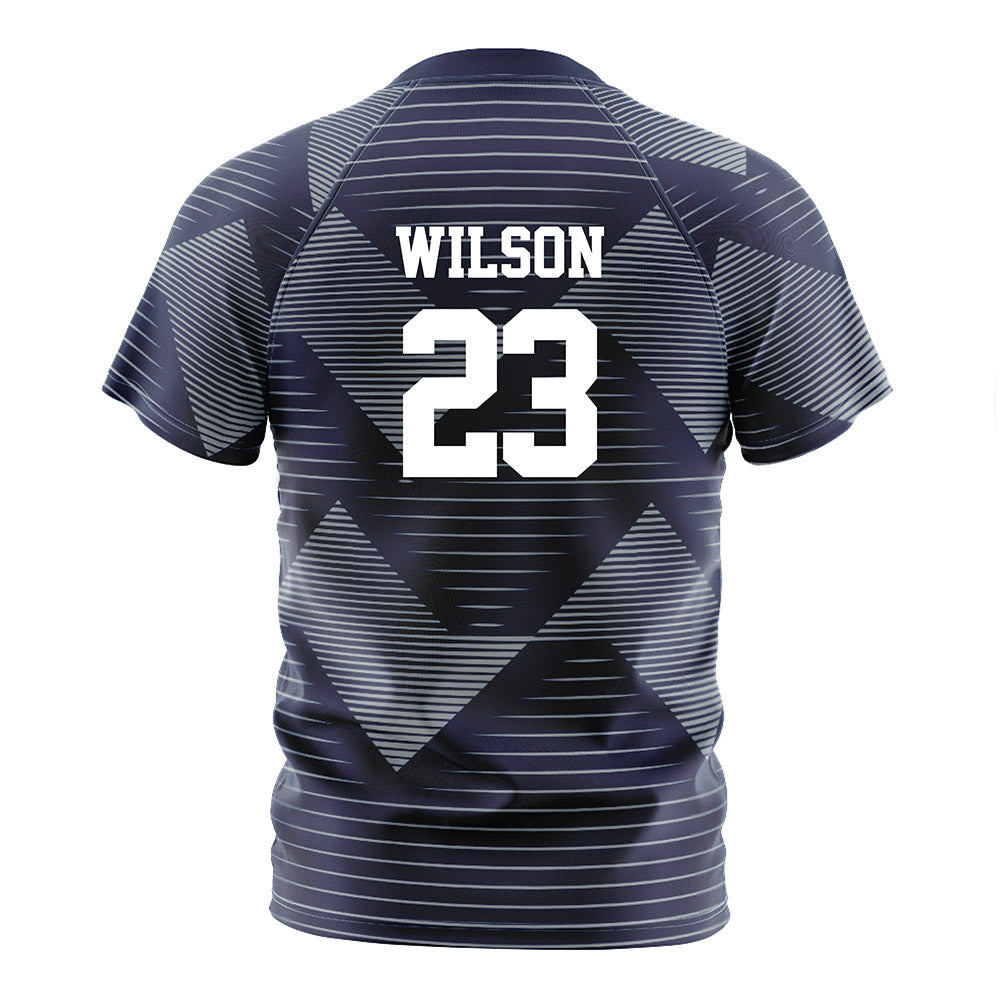 Georgia Southern - NCAA Men's Soccer : Ty Wilson - Navy Soccer Jersey-1