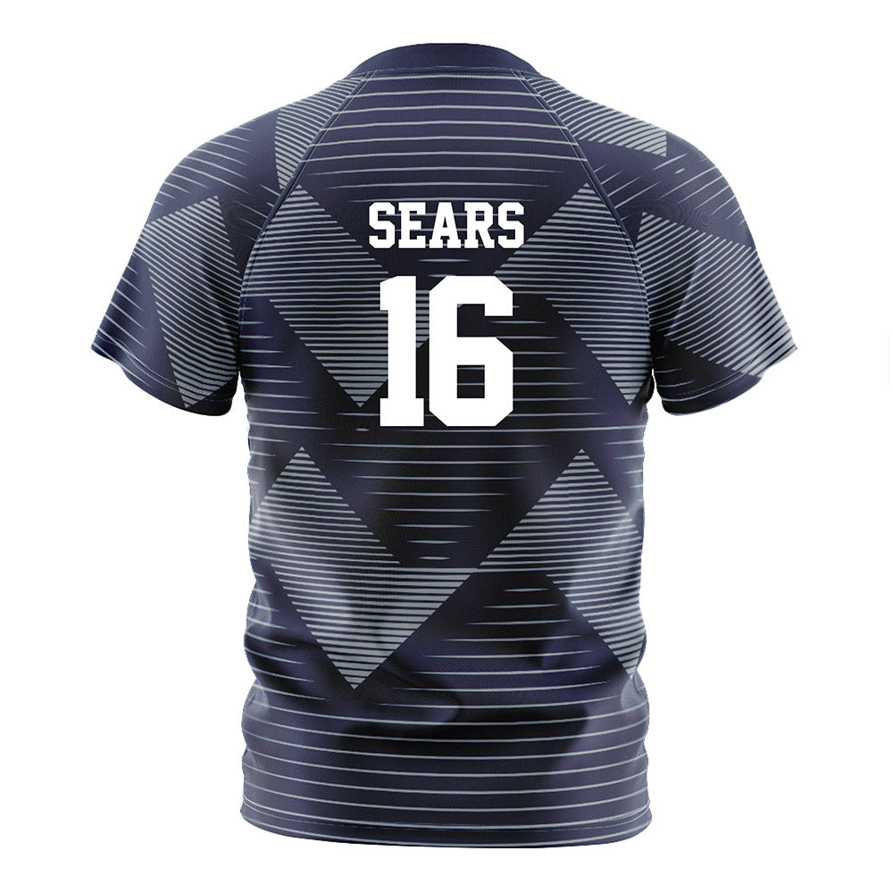 Georgia Southern - NCAA Men's Soccer : Edan Sears - Navy Soccer Jersey-1