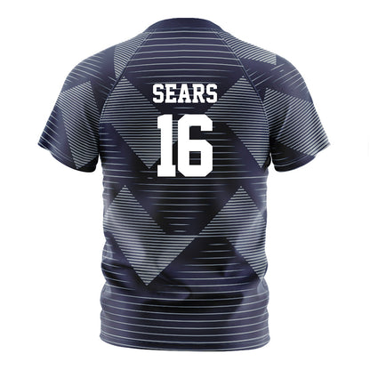 Georgia Southern - NCAA Men's Soccer : Edan Sears - Navy Soccer Jersey-1