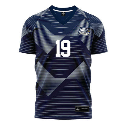 Georgia Southern - NCAA Men's Soccer : Tomas Morales - Navy Soccer Jersey-0