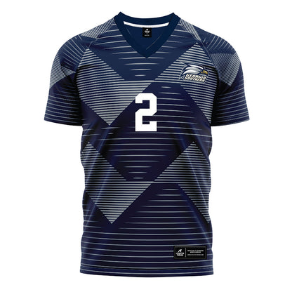 Georgia Southern - NCAA Men's Soccer : Ole Songe - Navy Soccer Jersey-0