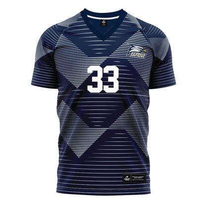 Georgia Southern - NCAA Men's Soccer : Andrew Muller - Navy Soccer Jersey-0