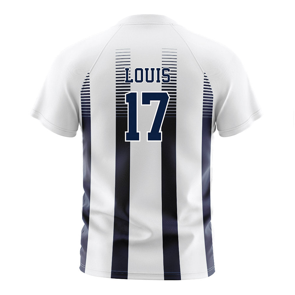 Georgia Southern - NCAA Men's Soccer : Ricardo Louis - White Soccer Jersey-1