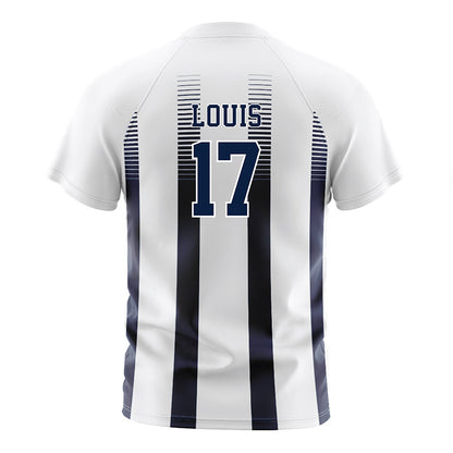 Georgia Southern - NCAA Men's Soccer : Ricardo Louis - White Soccer Jersey-1