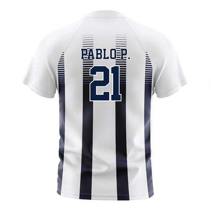 Georgia Southern - NCAA Men's Soccer : Pablo Portero - White Soccer Jersey-1