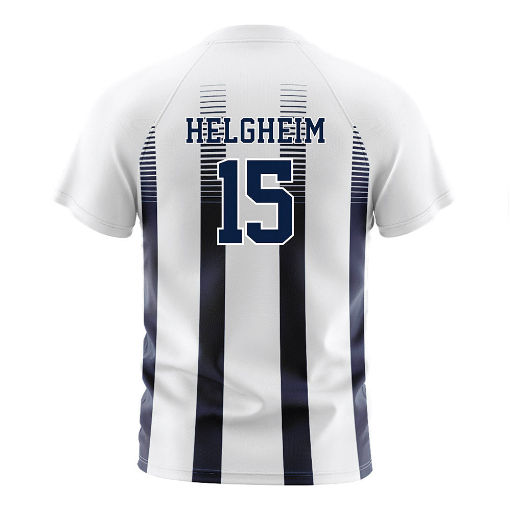 Georgia Southern - NCAA Men's Soccer : Thomas Helgheim - White Soccer Jersey-1