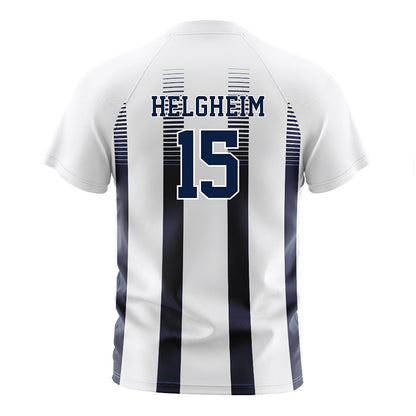 Georgia Southern - NCAA Men's Soccer : Thomas Helgheim - White Soccer Jersey-1