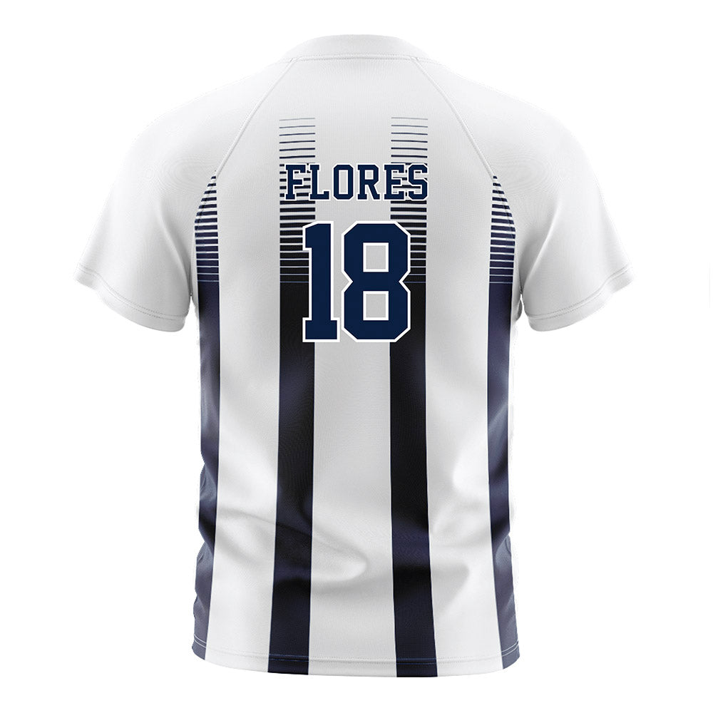 Georgia Southern - NCAA Men's Soccer : Manuel Flores - White Soccer Jersey-1