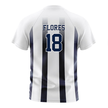 Georgia Southern - NCAA Men's Soccer : Manuel Flores - White Soccer Jersey-1