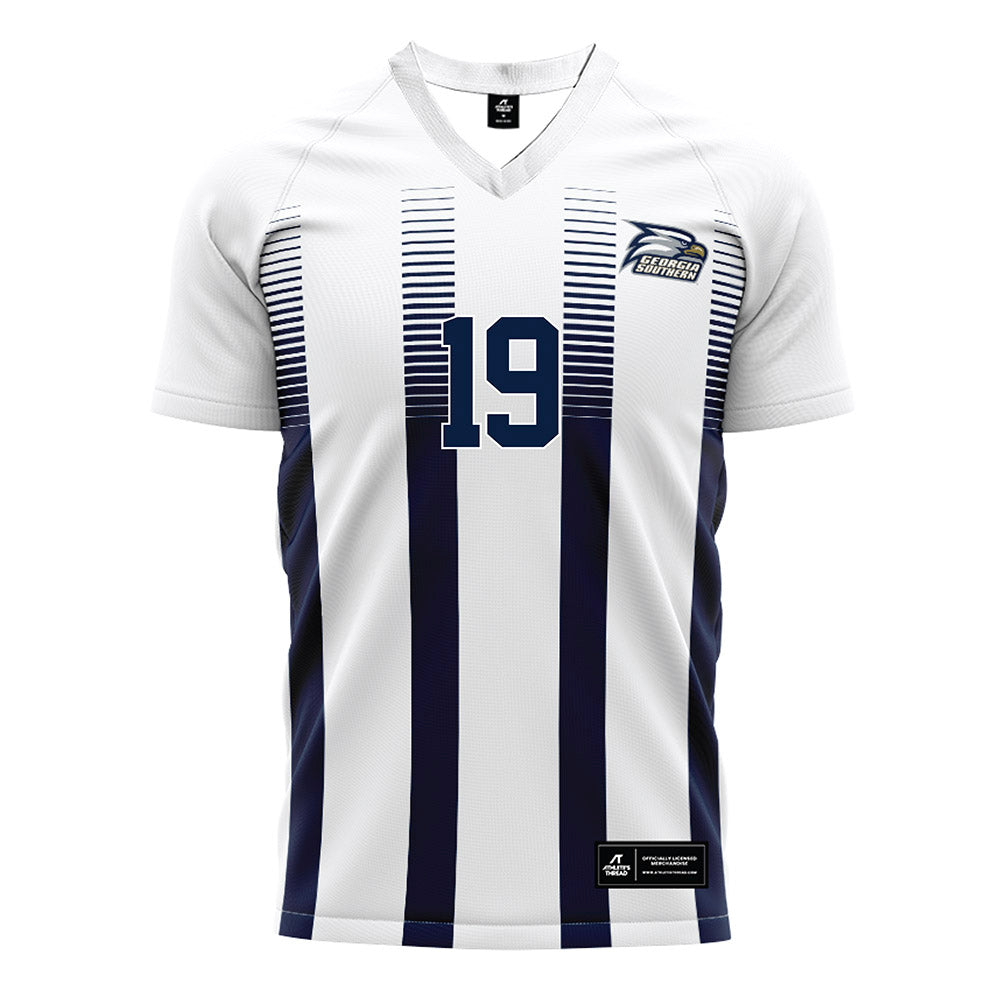 Georgia Southern - NCAA Men's Soccer : Tomas Morales - White Soccer Jersey-0
