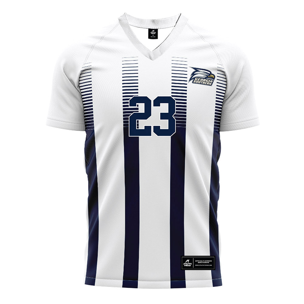 Georgia Southern - NCAA Men's Soccer : Ty Wilson - White Soccer Jersey-0