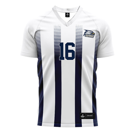 Georgia Southern - NCAA Men's Soccer : Edan Sears - White Soccer Jersey-0