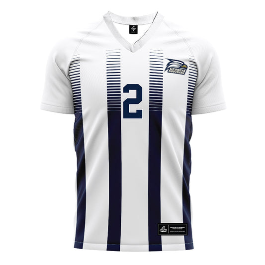 Georgia Southern - NCAA Men's Soccer : Ole Songe - White Soccer Jersey-0
