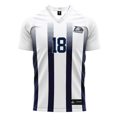 Georgia Southern - NCAA Men's Soccer : Manuel Flores - White Soccer Jersey-0