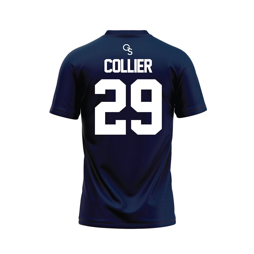 Georgia Southern - NCAA Football : Devin Collier - Navy Football Jersey-1