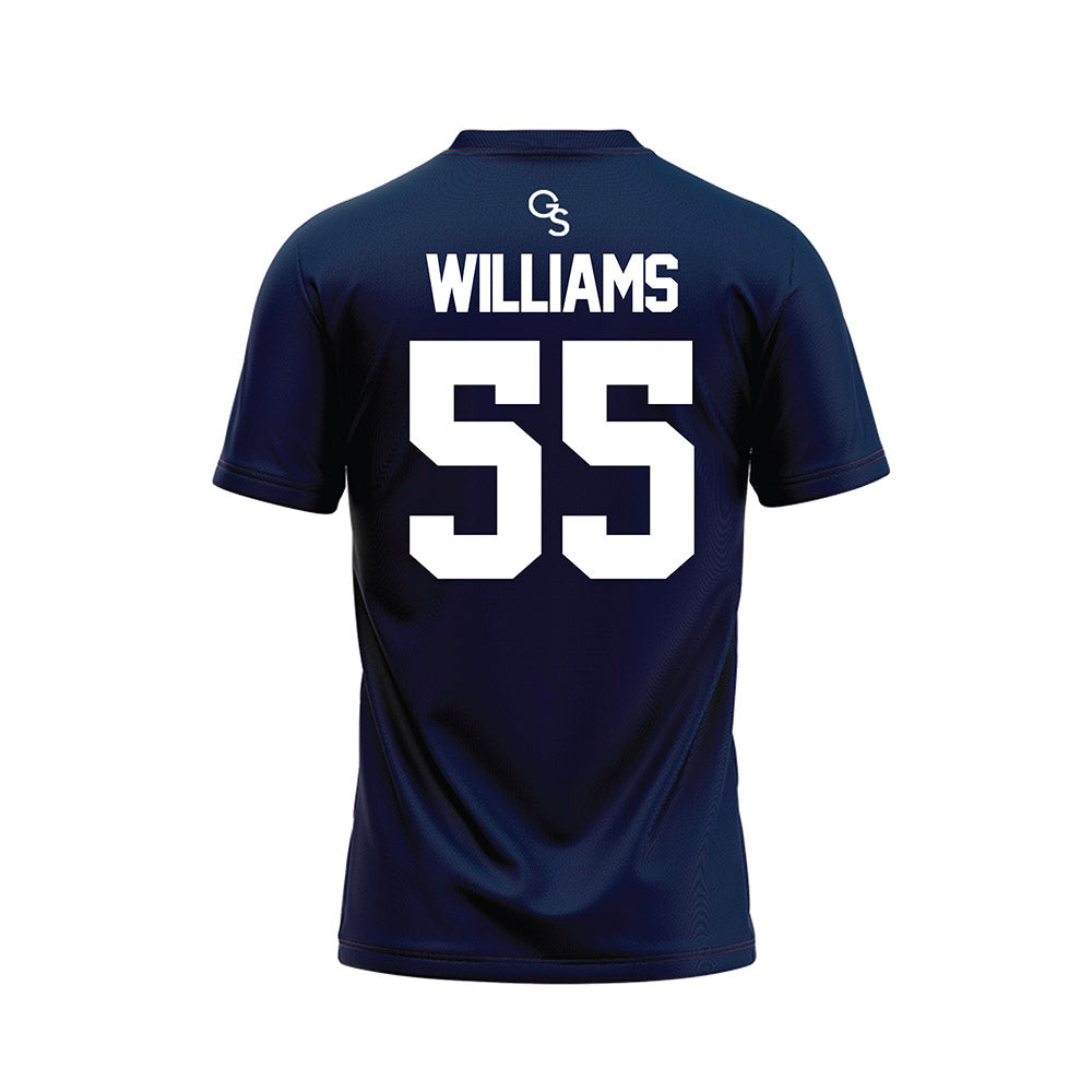 Georgia Southern - NCAA Football : Ethan Williams - Navy Football Jersey-1