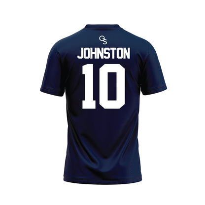 Georgia Southern - NCAA Football : Charlie Johnston - Navy Football Jersey-1