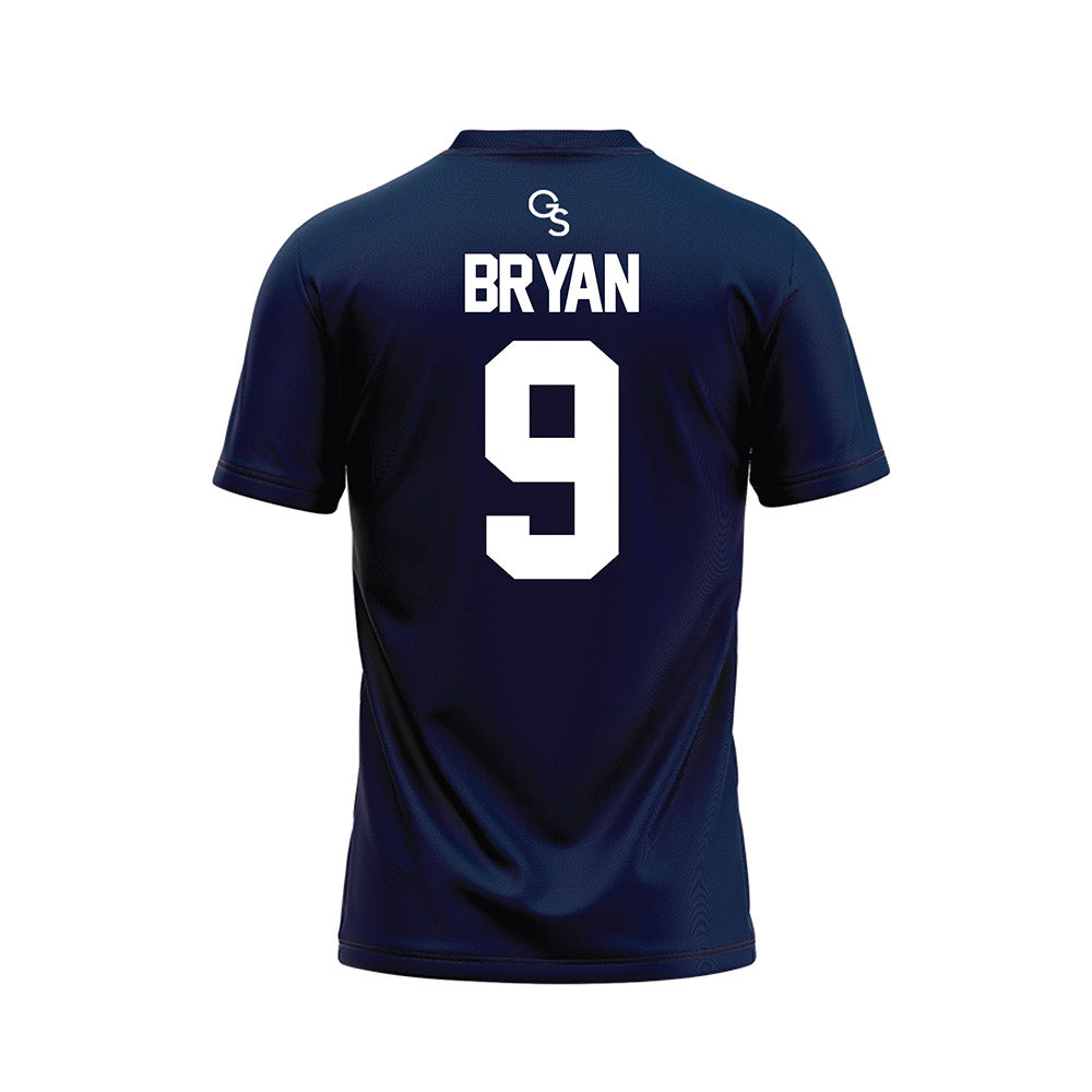 Georgia Southern - NCAA Football : Weston Bryan - Navy Football Jersey-1