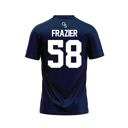 Georgia Southern - NCAA Football : Kyle Frazier - Navy Football Jersey-1
