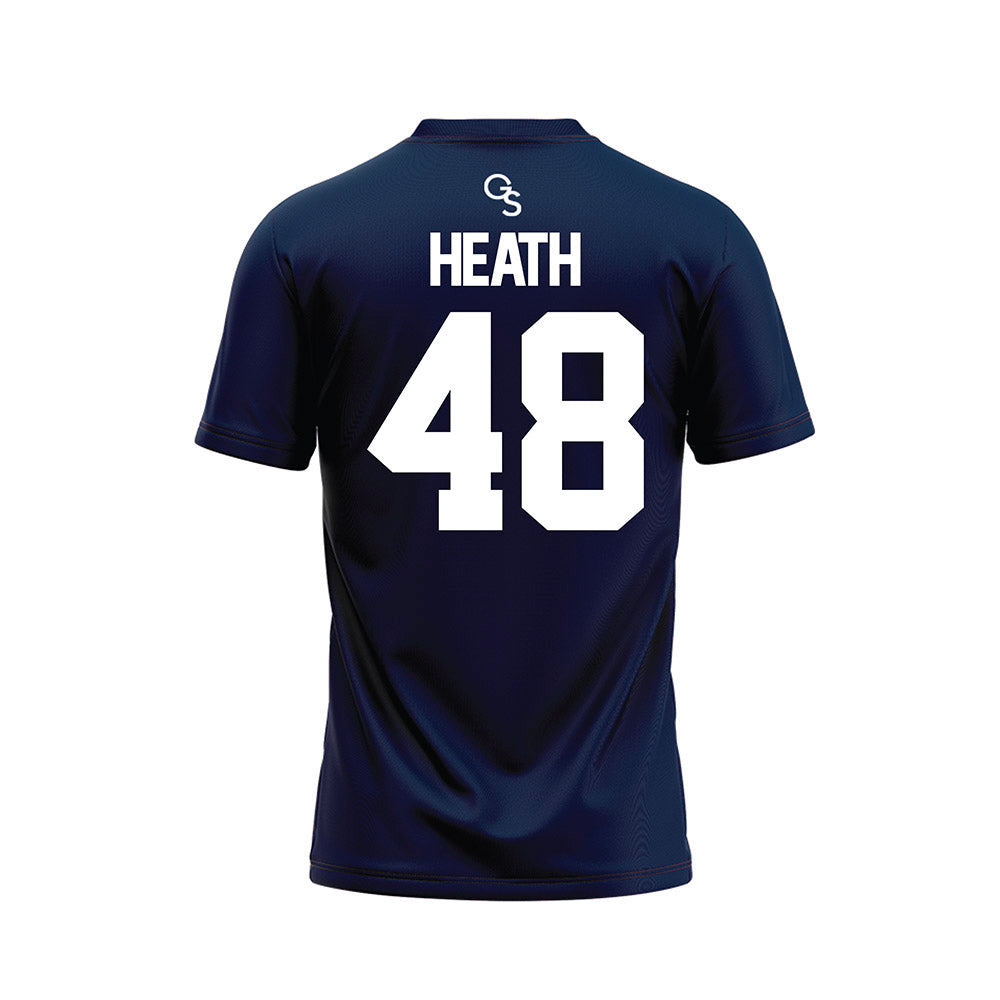 Georgia Southern - NCAA Football : Aubrey Heath - Navy Football Jersey-1