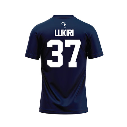 Georgia Southern - NCAA Football : Kevin Lukiri - Navy Football Jersey-1