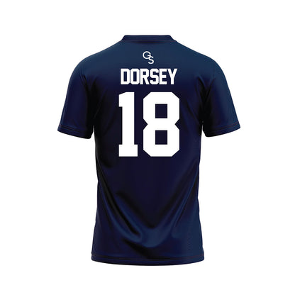 Georgia Southern - NCAA Football : KD Dorsey - Navy Football Jersey-1