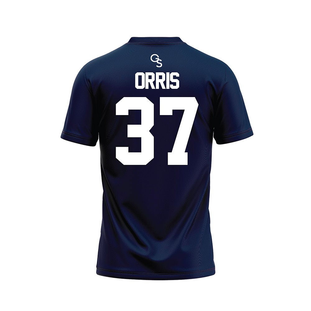 Georgia Southern - NCAA Football : Foster Orris - Navy Football Jersey-1