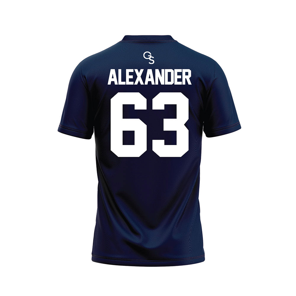 Georgia Southern - NCAA Football : Colin Alexander - Navy Football Jersey-1