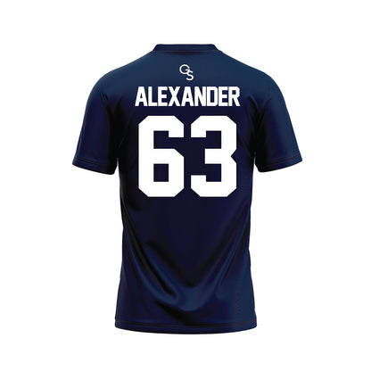 Georgia Southern - NCAA Football : Colin Alexander - Navy Football Jersey-1
