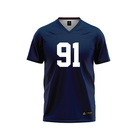 Georgia Southern - NCAA Football : Evan Scruggs - Navy Football Jersey-0