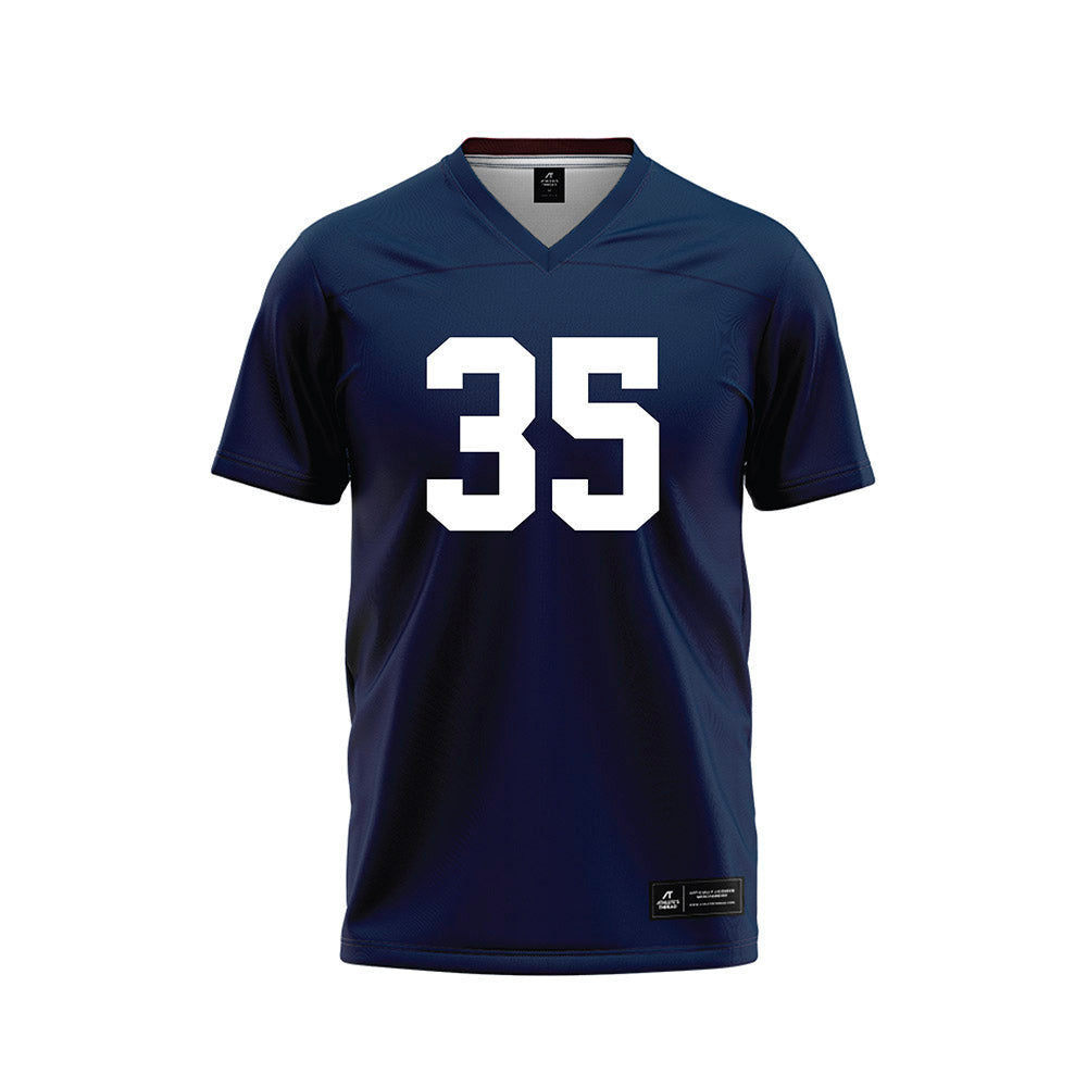 Georgia Southern - NCAA Football : Taeo Todd - Navy Football Jersey-0