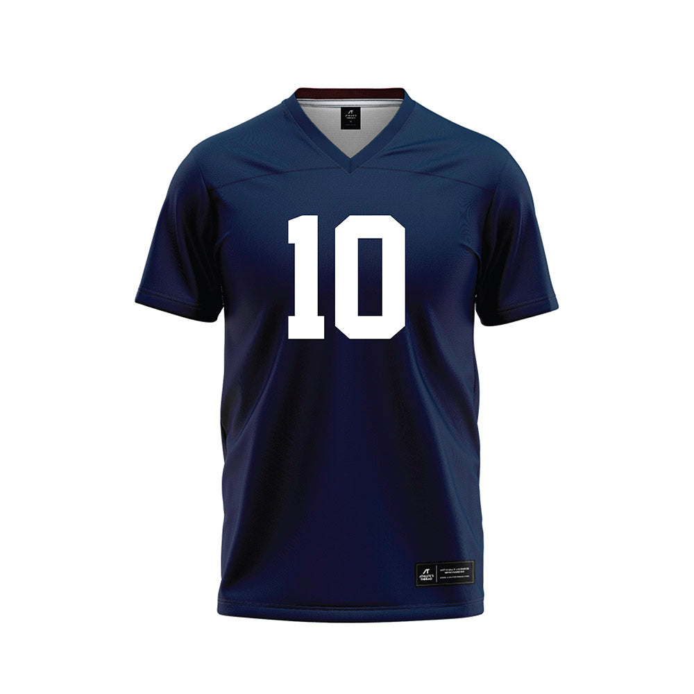 Georgia Southern - NCAA Football : Charlie Johnston - Navy Football Jersey-0