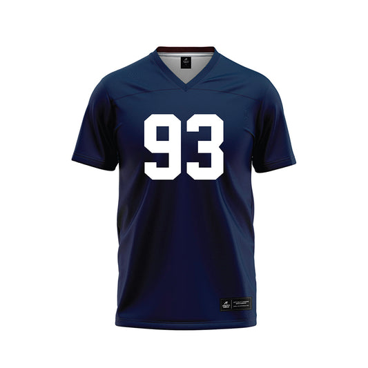 Georgia Southern - NCAA Football : Caleb Moore - Navy Football Jersey-0