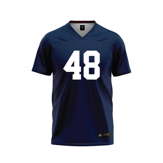 Georgia Southern - NCAA Football : Aubrey Heath - Navy Football Jersey-0