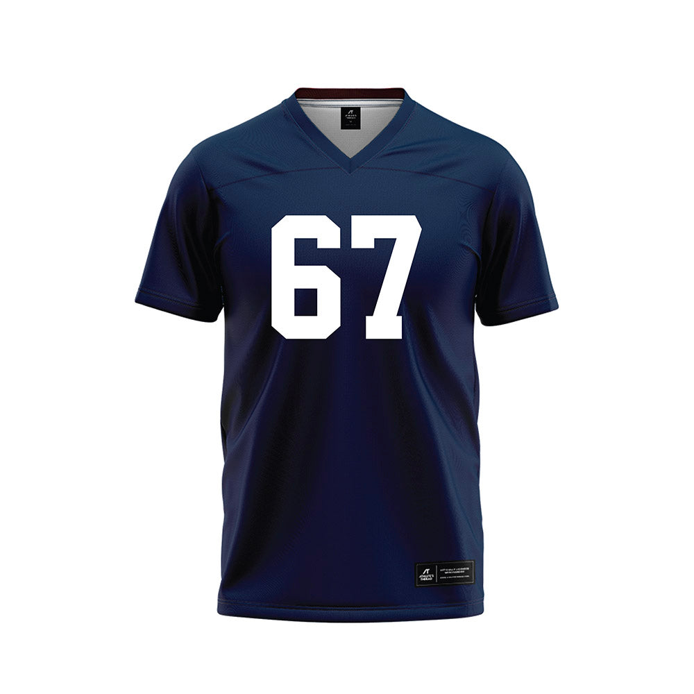Georgia Southern - NCAA Football : Josh Ford - Navy Football Jersey-0