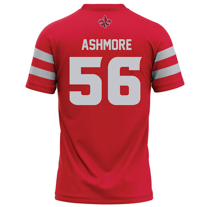 Louisiana - NCAA Football : Korbin Ashmore - Red Football Jersey-1