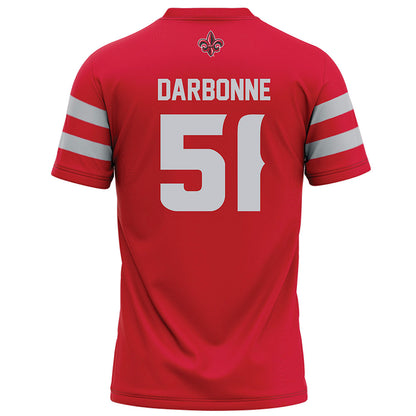Louisiana - NCAA Football : Hayden Darbonne - Red Football Jersey-1