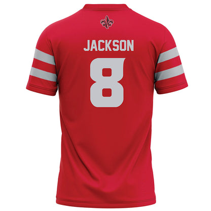 Louisiana - NCAA Football : Kody Jackson - Red Football Jersey-1