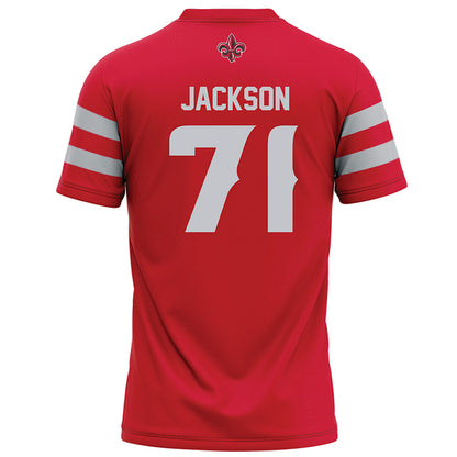 Louisiana - NCAA Football : George Jackson - Football Jersey Red